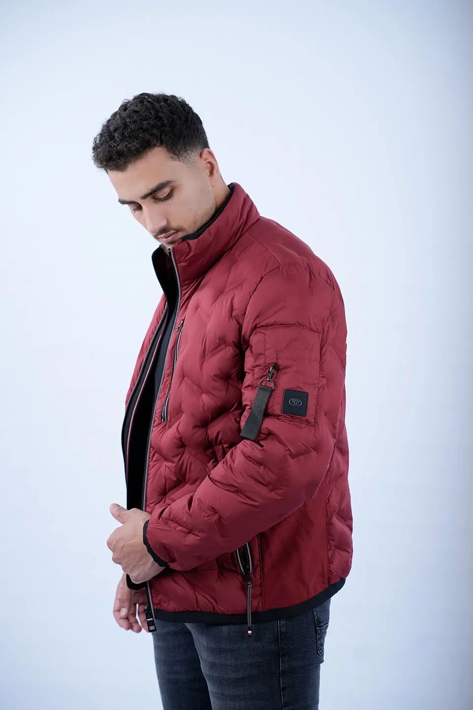 Tom Tailor Hybrid Bordo Jacket