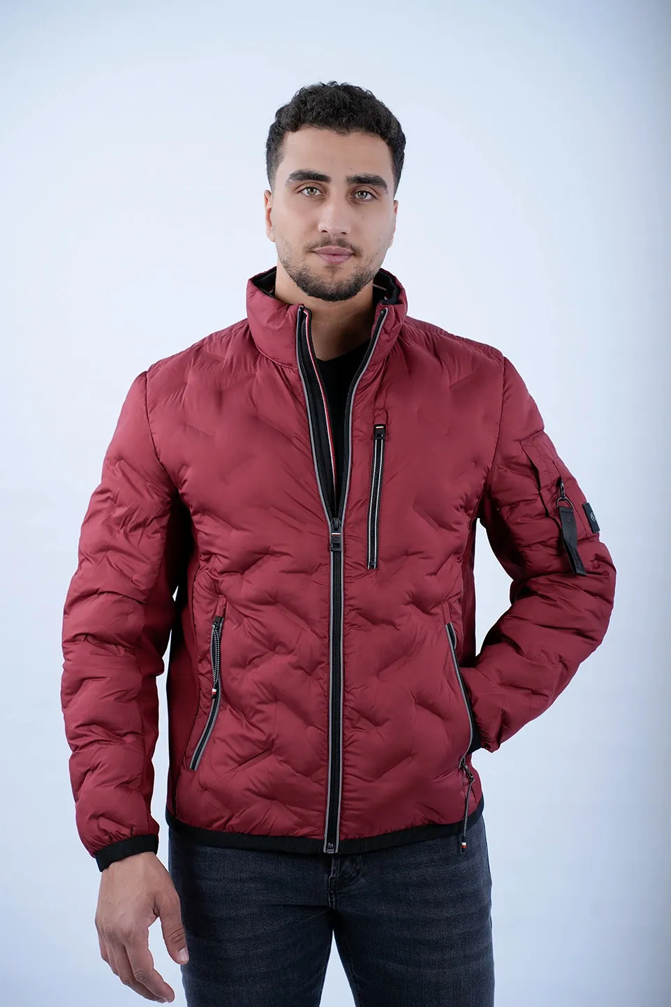 Tom Tailor Hybrid Bordo Jacket