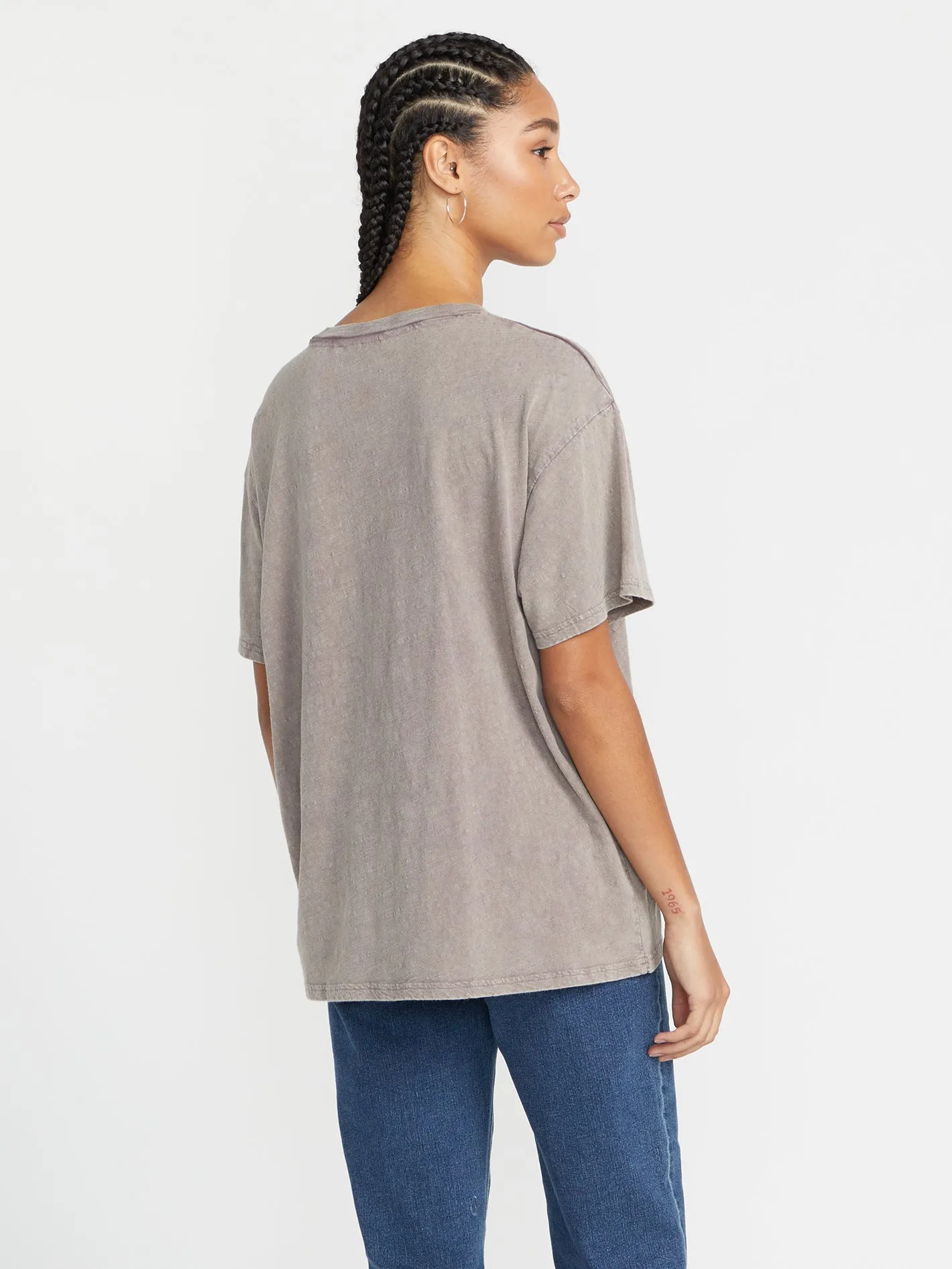 Turnt N Burnt Short Sleeve Shirt - Slate Grey