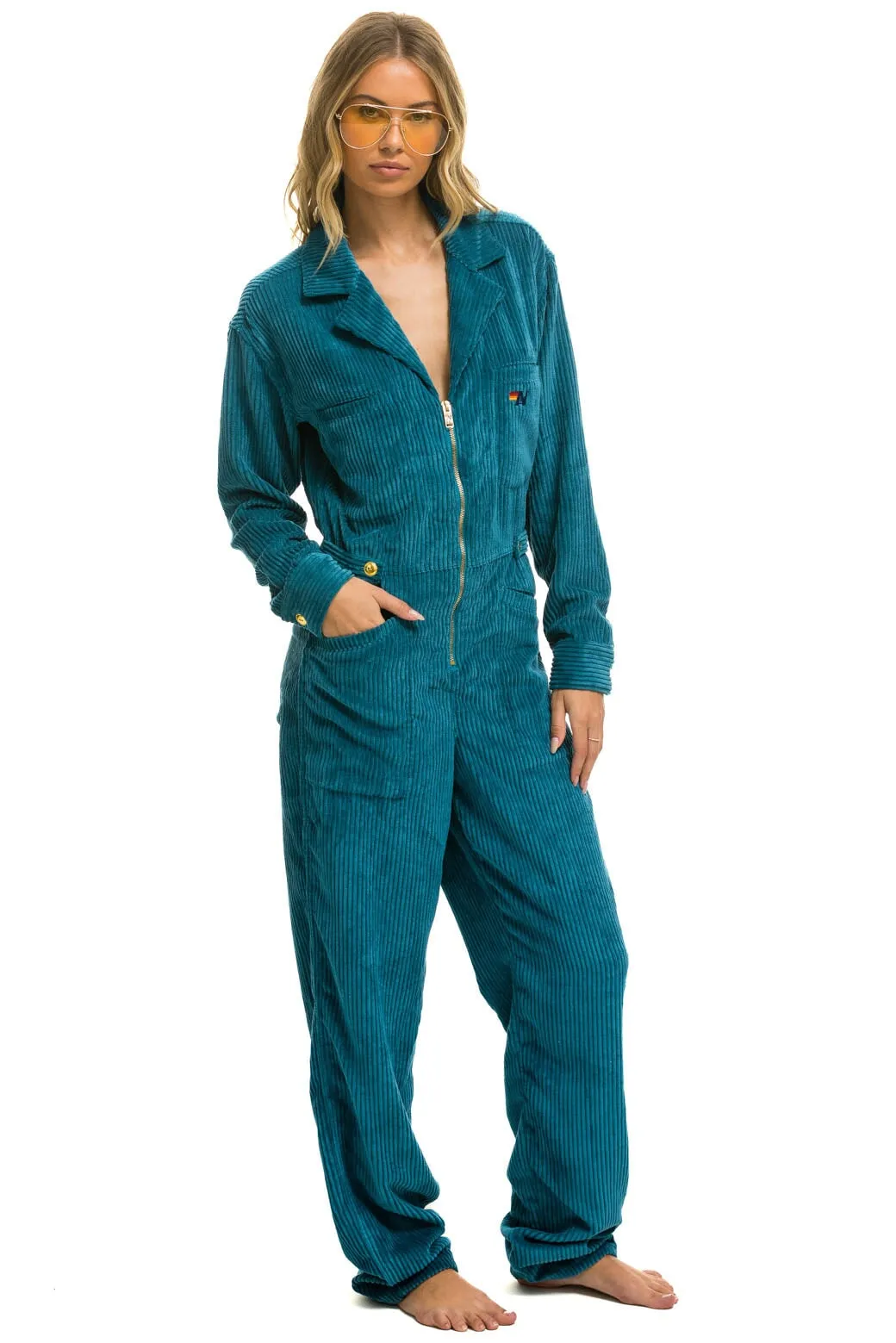 UNISEX CORDUROY FLIGHT SUIT - CAPRI