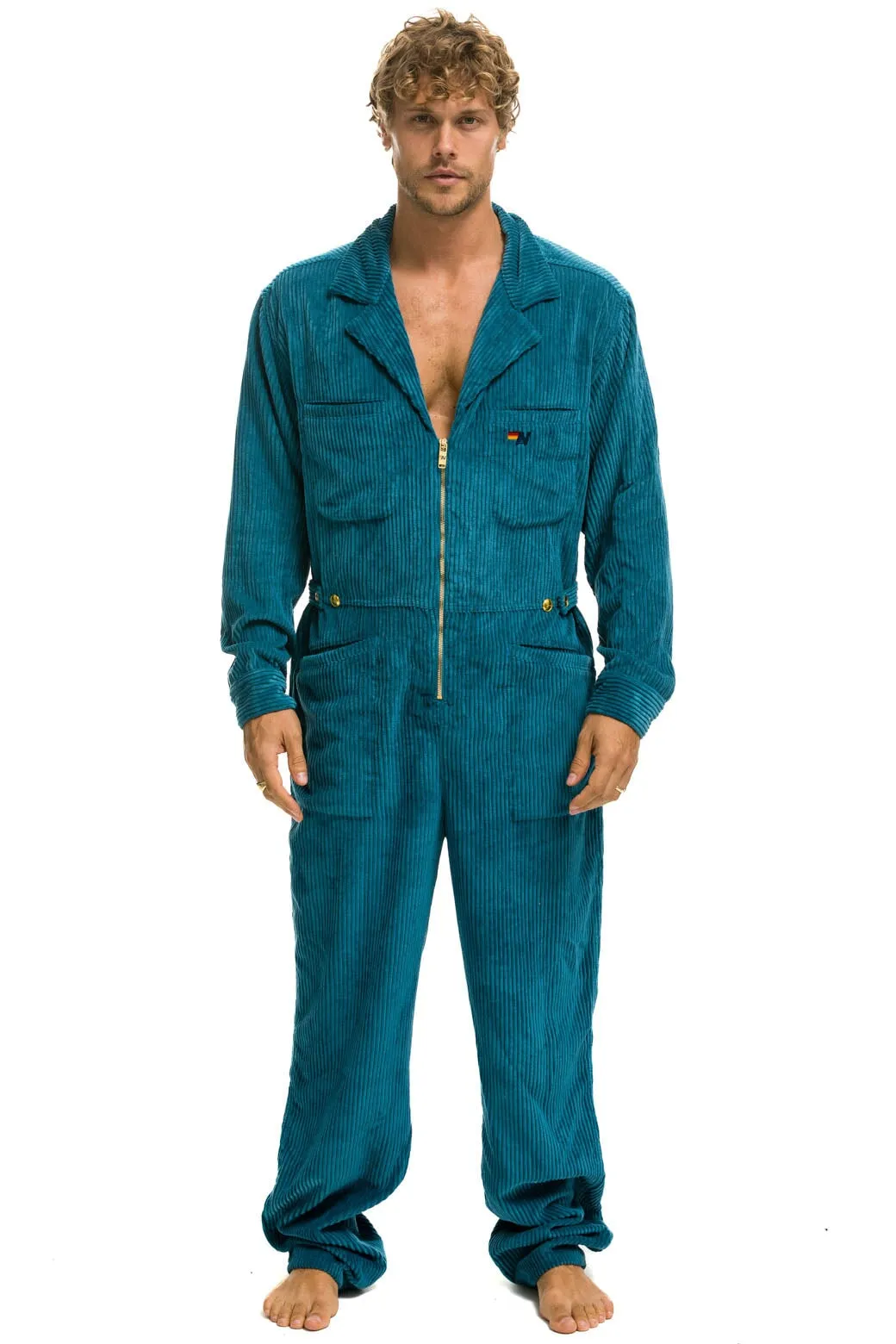 UNISEX CORDUROY FLIGHT SUIT - CAPRI