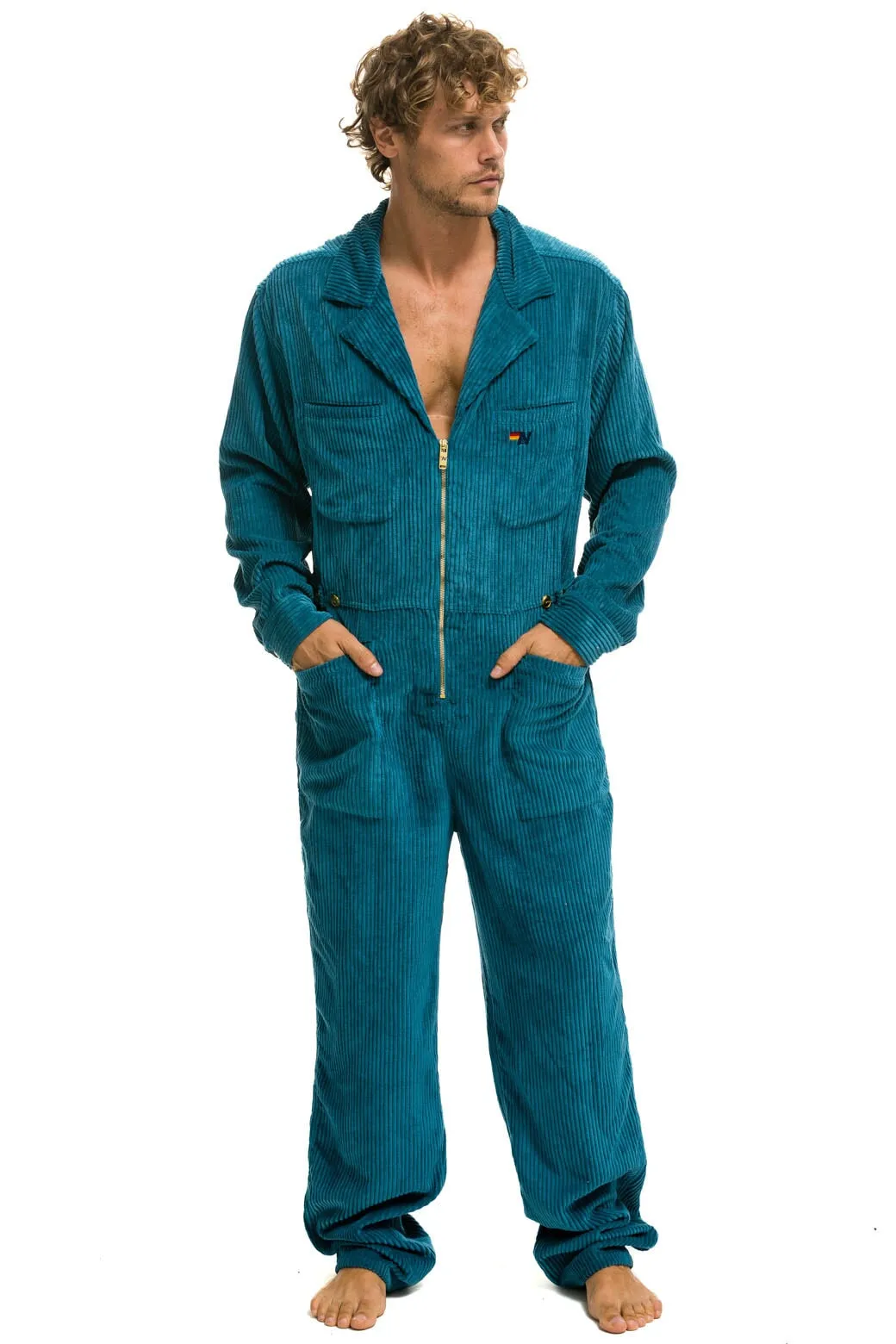 UNISEX CORDUROY FLIGHT SUIT - CAPRI