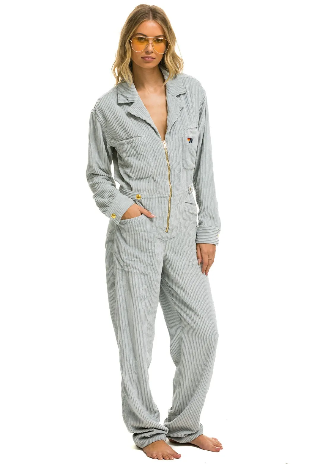 UNISEX CORDUROY FLIGHT SUIT - CLOUD