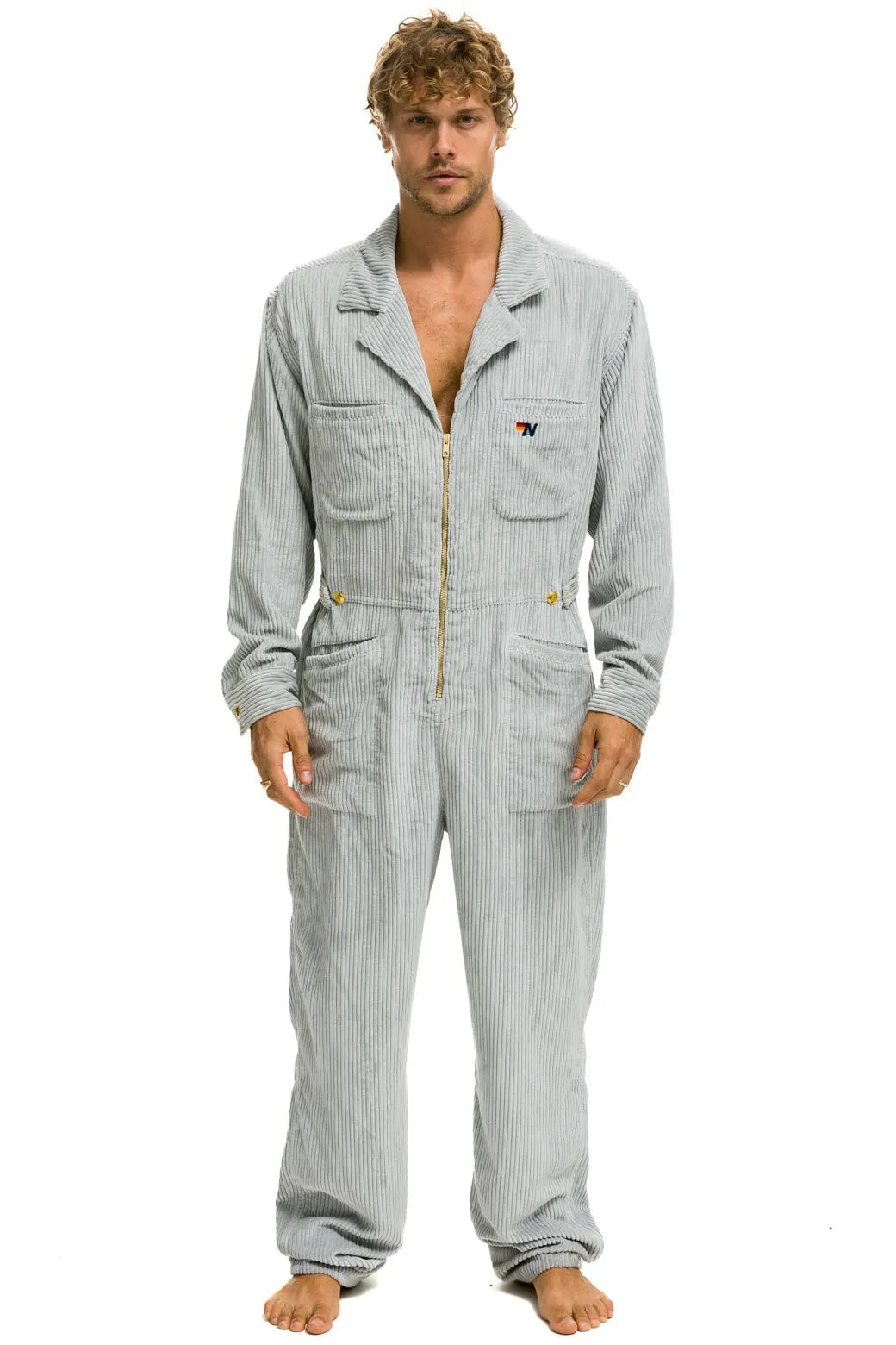 UNISEX CORDUROY FLIGHT SUIT - CLOUD