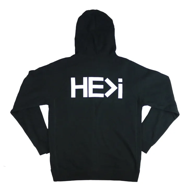 UNISEX LOGO HOODIE IN BLACK