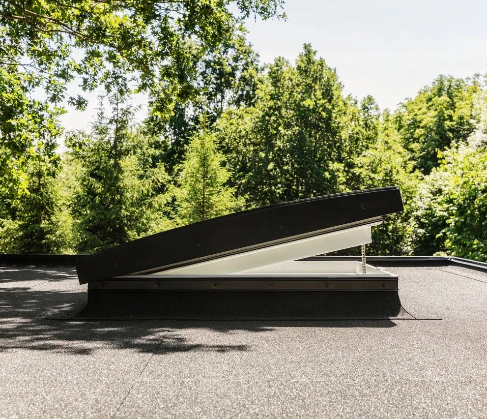 VELUX CVU 090060 1093 INTEGRA® SOLAR Curved Glass Rooflight Package 90 x 60 cm (Including CVU Triple Glazed Base & ISU Curved Glass Top Cover)