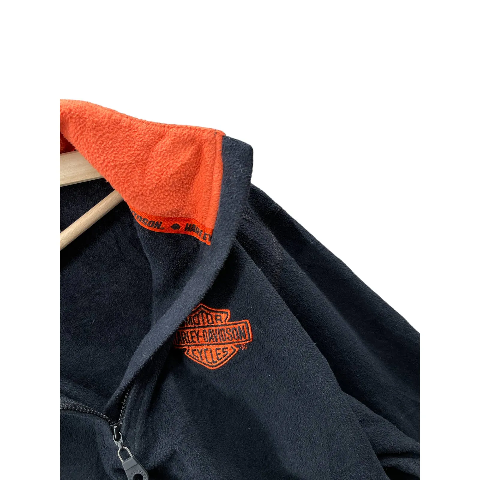 Vintage 2000's Harley-Davidson Essential Fleece Quarter Zip Jacket