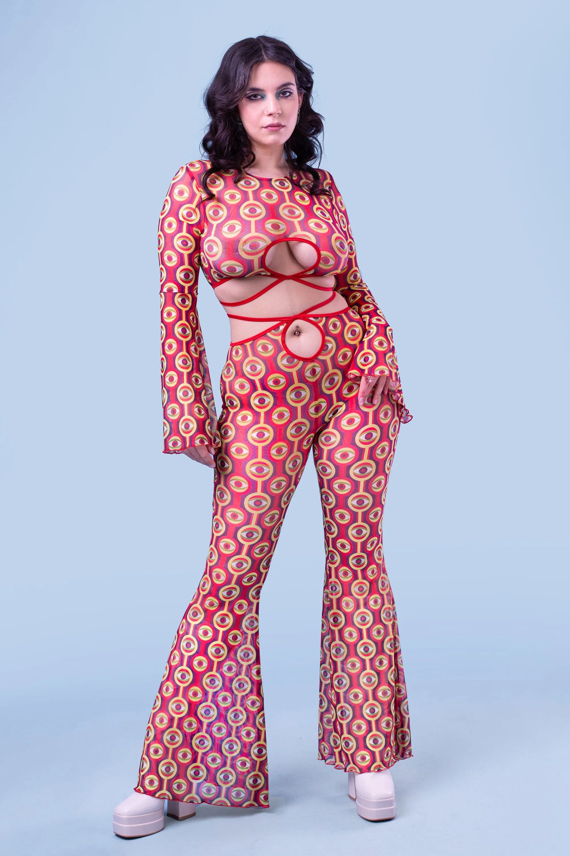 Voodoo Child Mesh Wrap Pants