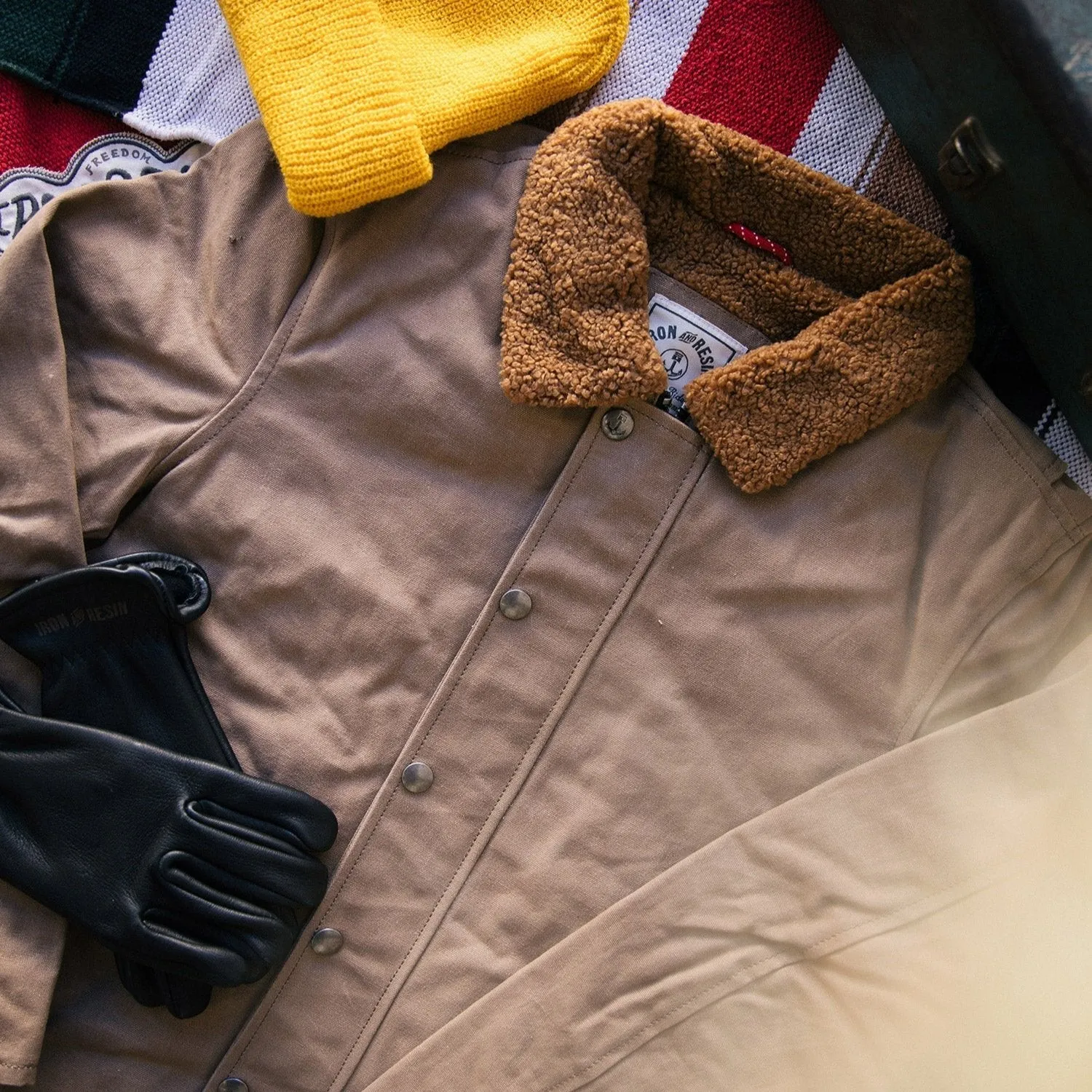 Waxed Nautilus Jacket | Field Tan