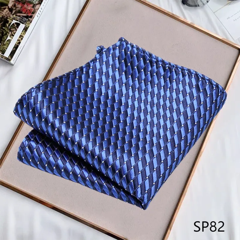 Wiaofellas  -  Luxury Scarf Men's Streak Scarf Pocket Towel Men's  Fall Suit Shirt Business Neck Scarf Men's Retro Scarf Hiphop Men's Scarf