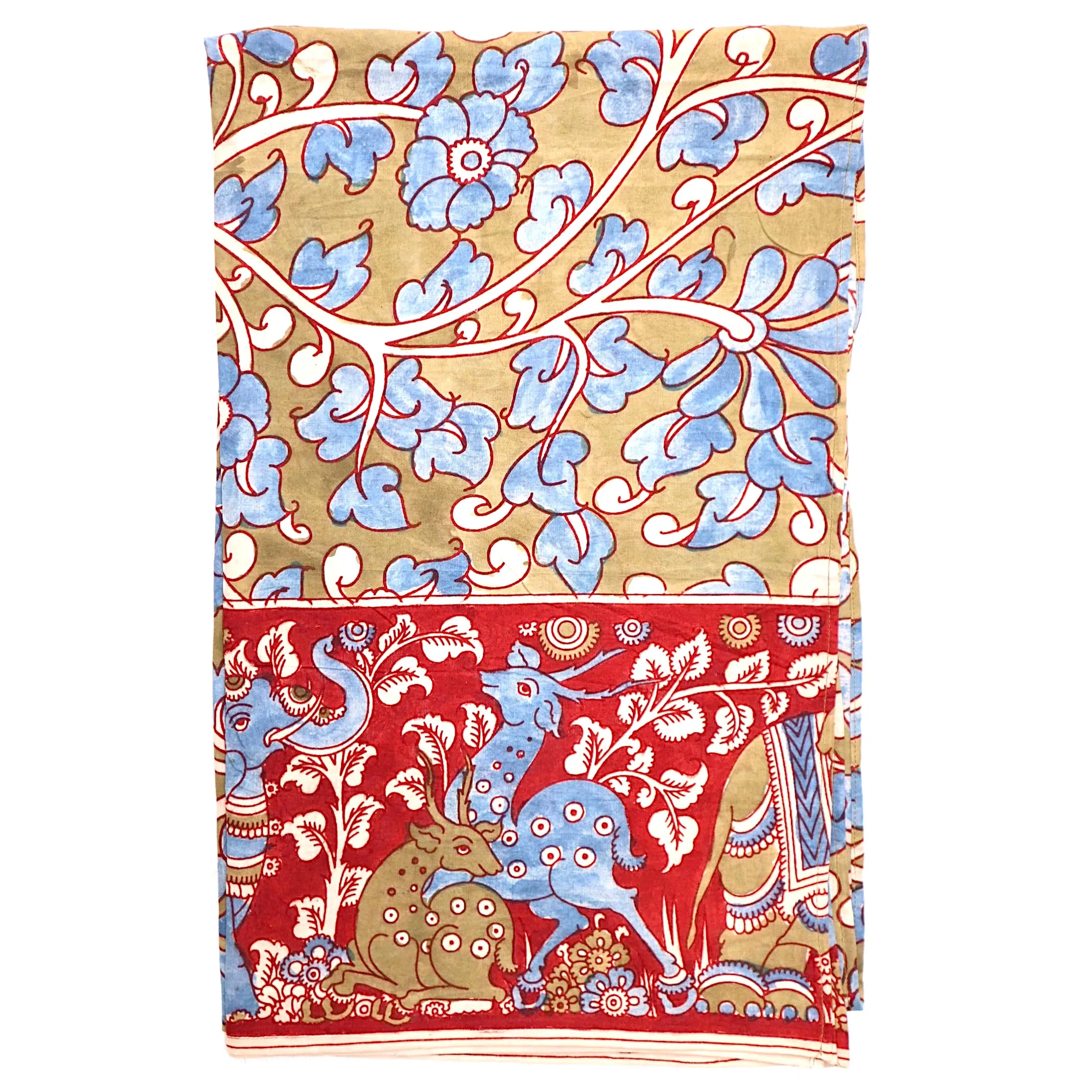 Wildlife Serenade – Limited Edition Hand Painted Cotton Scarf (HS0018)