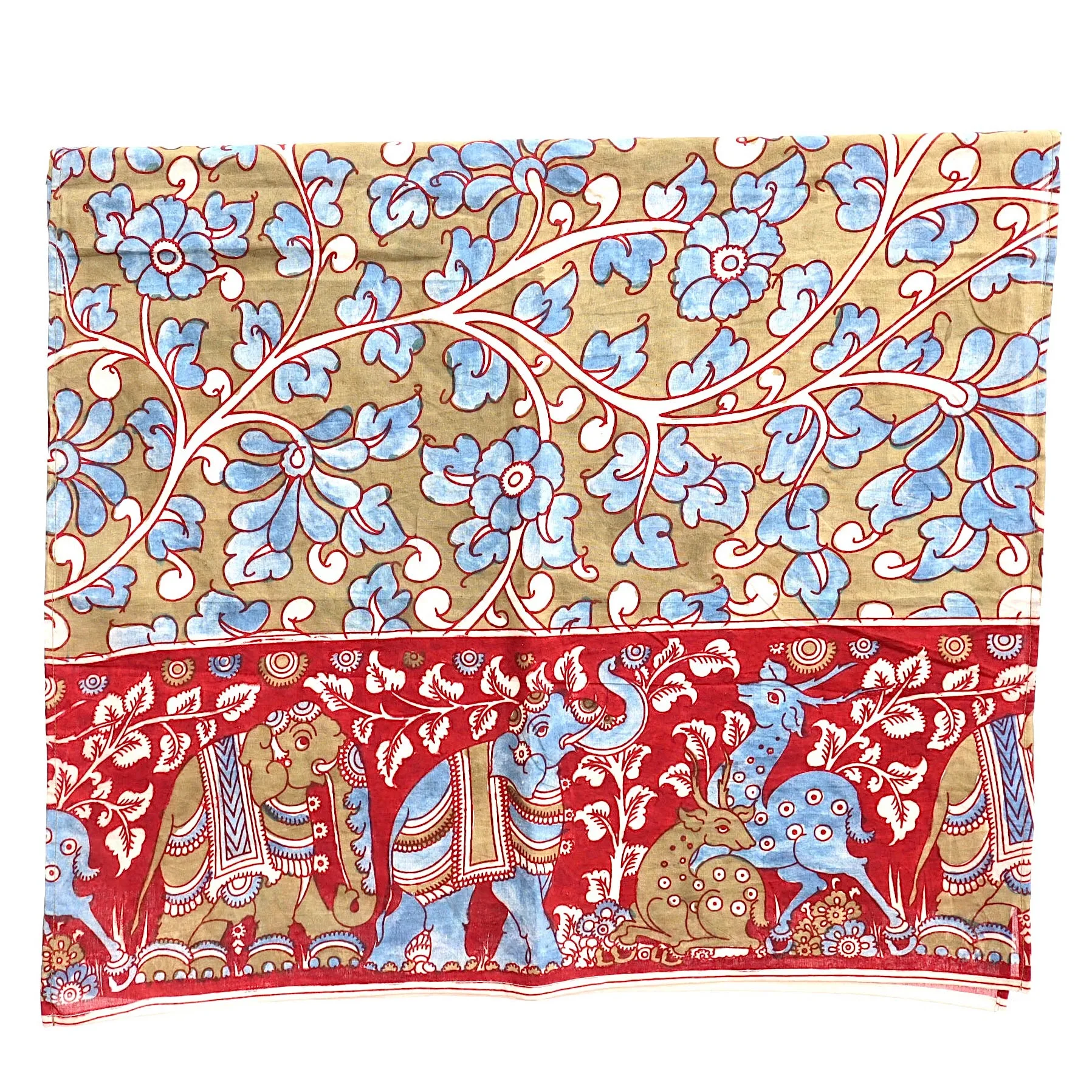 Wildlife Serenade – Limited Edition Hand Painted Cotton Scarf (HS0018)