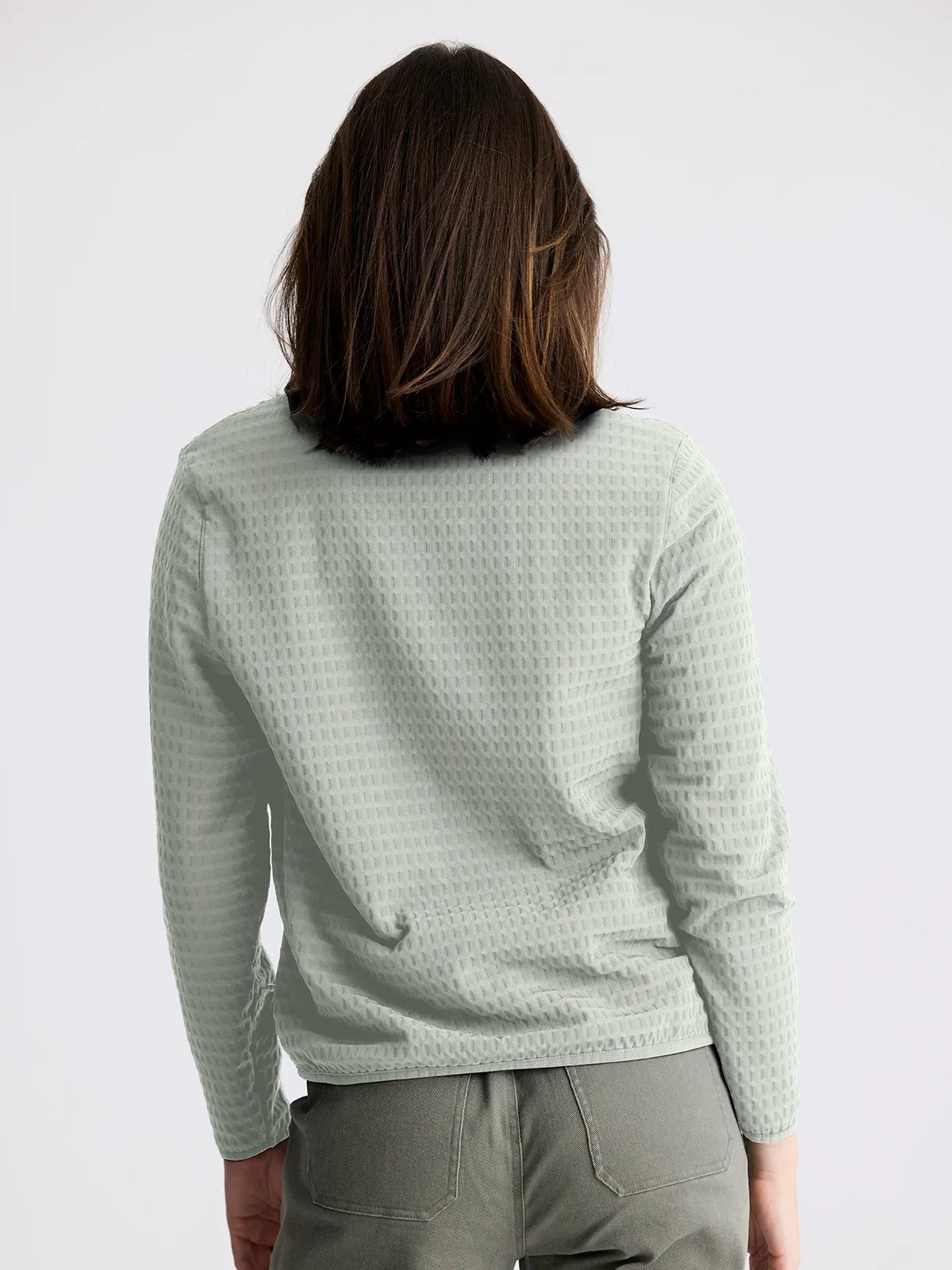 Women's Gridback Fleece Jacket - Desert Sage