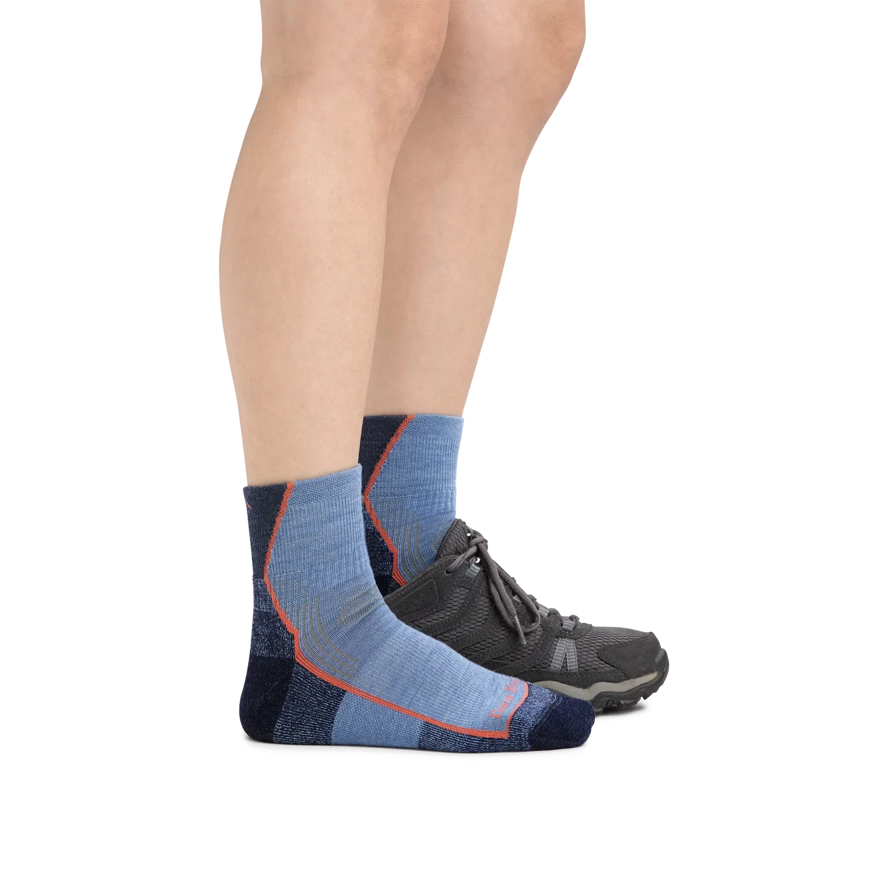 Women's Hiker Quarter Midweight Hiking Sock - Dusk Denim