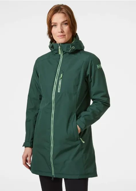 WOMEN'S LONG BELFAST WINTER JACKET - DARKEST SPRUCE