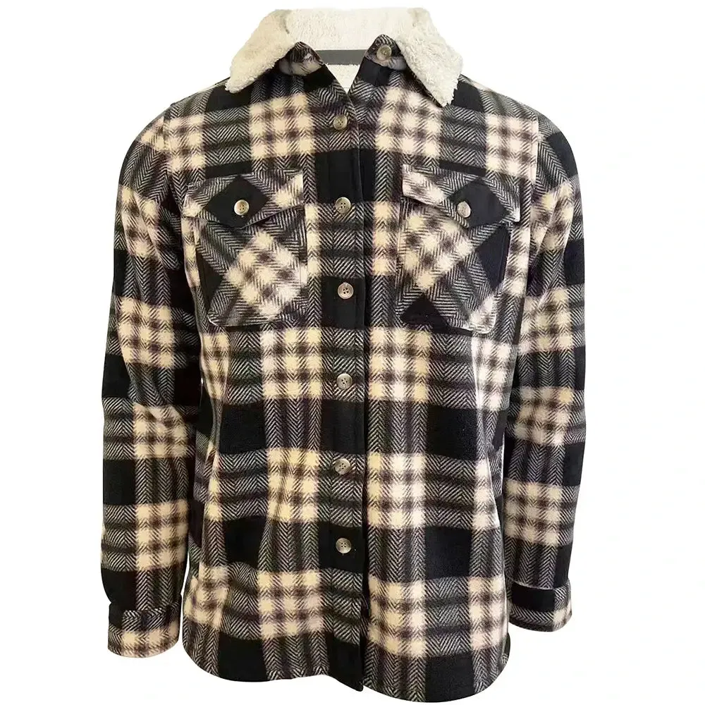 Women's Plaid Flannel Jacket