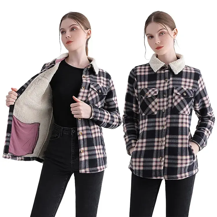 Women's Plaid Flannel Jacket