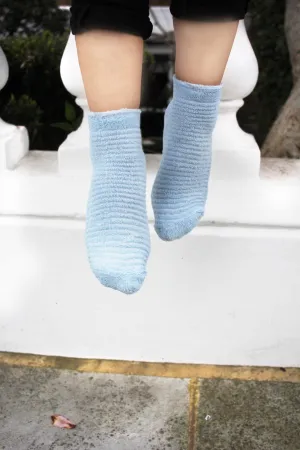 Women's Socks - Baby Blue Short Ankle Length