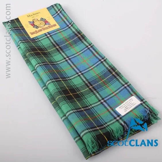 Wool Scarf in MacInnes Ancient Tartan