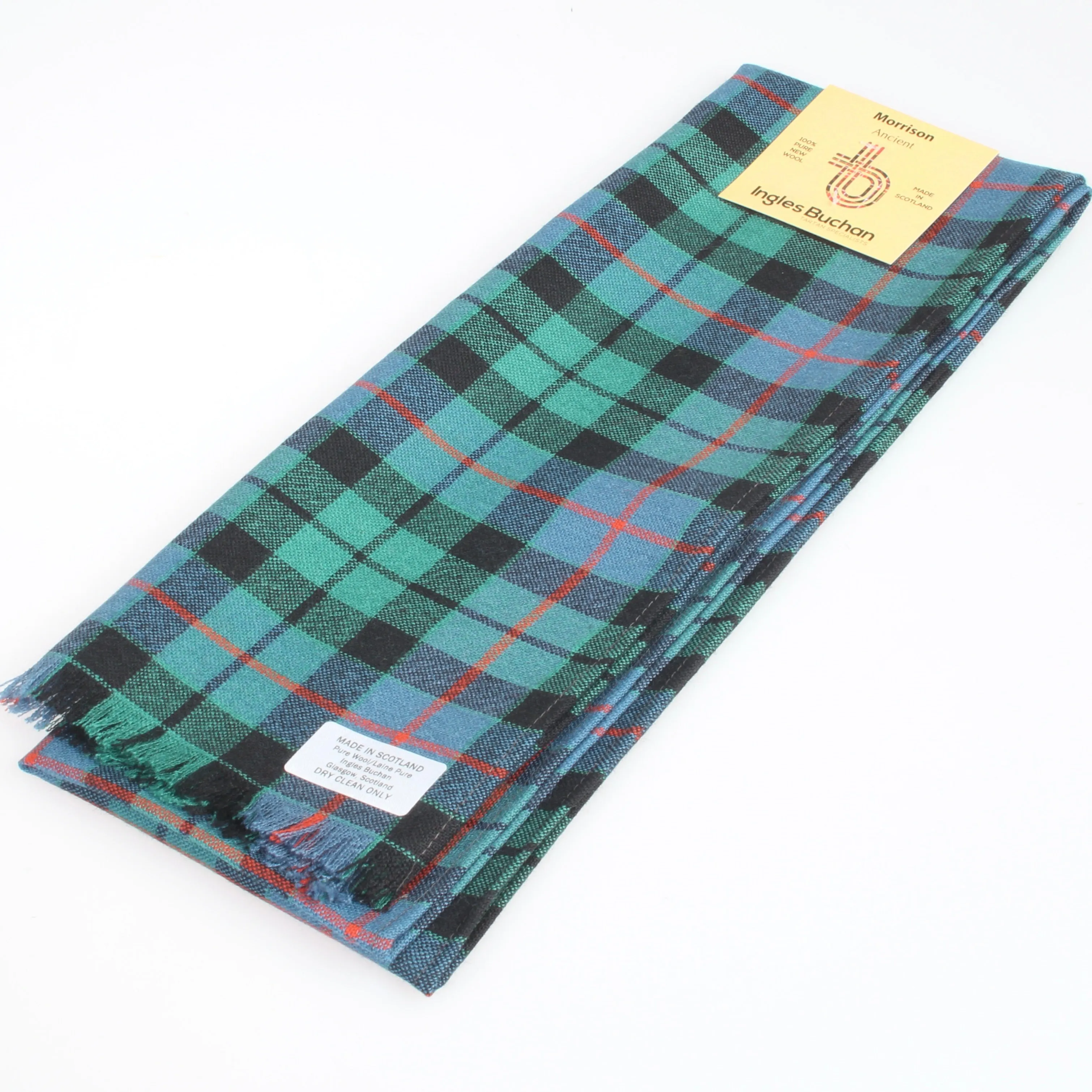 Wool Scarf in Morrison Ancient Tartan