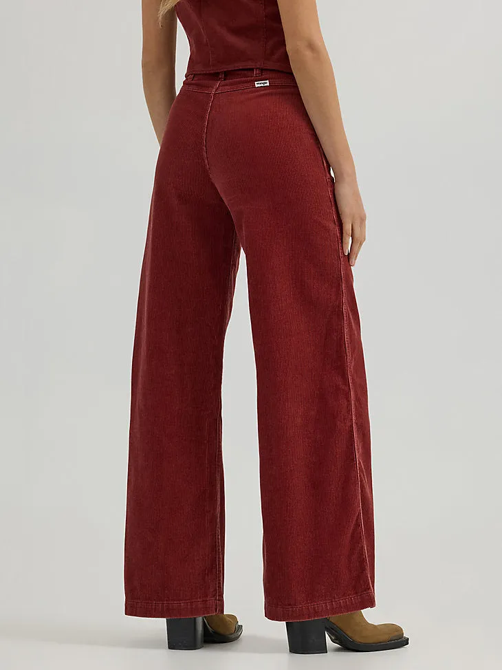 Wrangler Larae Corduroy Wide Leg Trouser